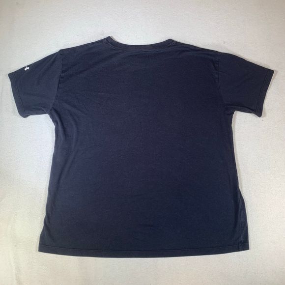 Under Armour Project Rock Womens Focus Solid Loose T-Shirt Sweat Respect Black S - Picture 5 of 5